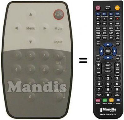 Telecomando equivalente REMCON207