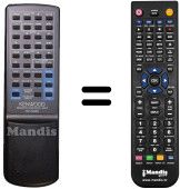 Telecomando equivalente Kenwood RC-A030