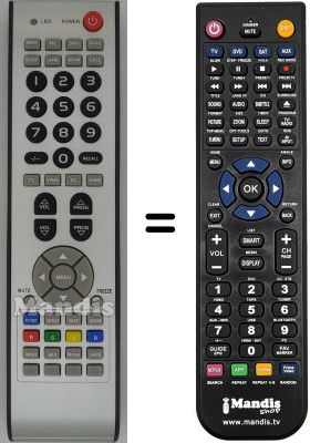 Telecomando equivalente ELECTRA LCD 4230