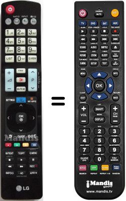Telecomando equivalente LG 60LM620S Telecomando equivalente LG 60LM620S
