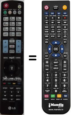 Telecomando equivalente LG AKB72914029 Telecomando equivalente LG AKB72914029