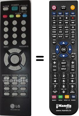 Telecomando equivalente LG MKJ33981404