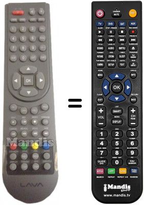 Telecomando equivalente LAVA SUP7936