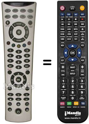 Telecomando equivalente NordMende MD7223 Telecomando equivalente NordMende MD7223