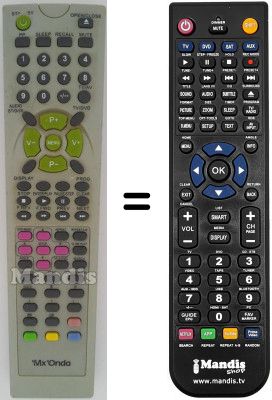 Telecomando equivalente MxOnda MX-TM7415N