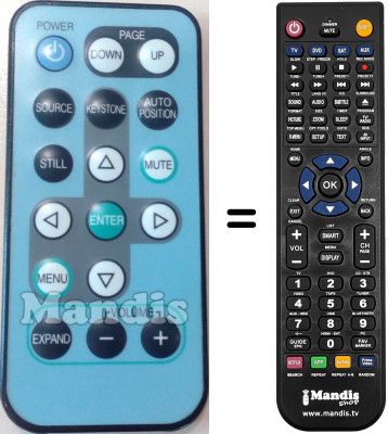 Telecomando equivalente XL5U Telecomando equivalente XL5U