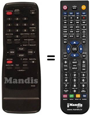 Telecomando equivalente Funai 19A-624