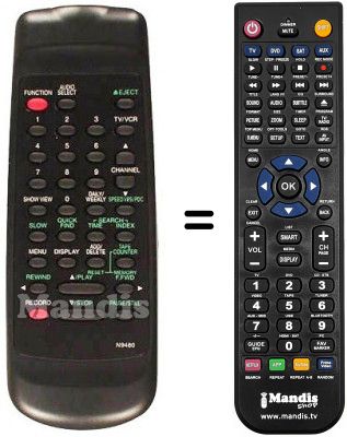 Telecomando equivalente Funai 17A-722