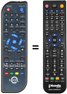 Telecomando equivalente REMCON733