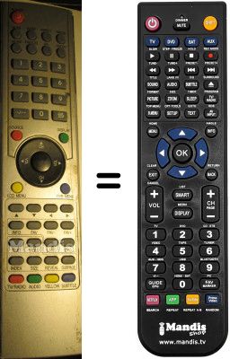 Telecomando equivalente NordMende N4204PD