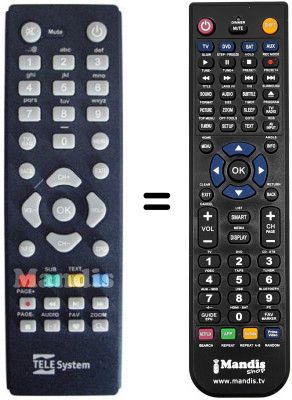 Telecomando equivalente Fuba ODE7050