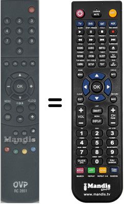 Telecomando equivalente RC2851