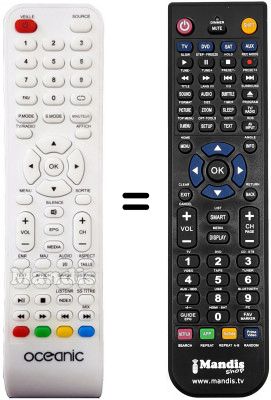 Telecomando equivalente Oceanic Ocealed240816W7