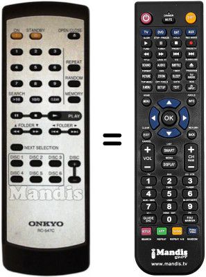 Telecomando equivalente RC-547C