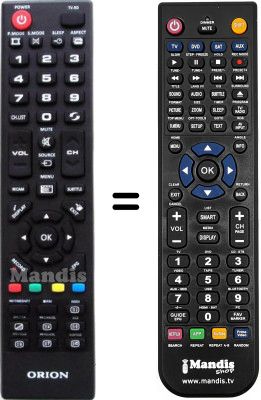 Telecomando equivalente Orion ORI001