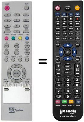 Telecomando equivalente REMCON555