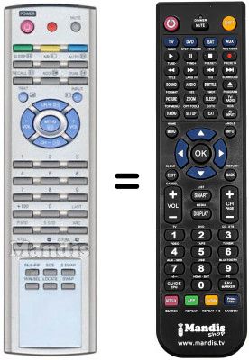 Telecomando equivalente REMCON802 Telecomando equivalente REMCON802