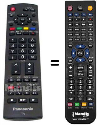 Telecomando equivalente N2QAYB000223