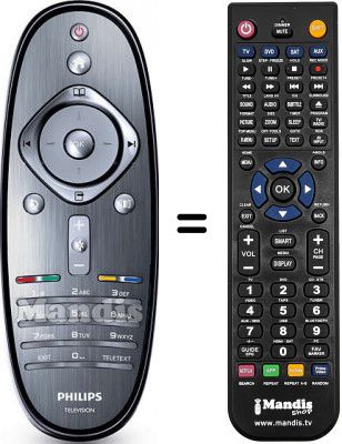 Telecomando equivalente Philips 46PFL7695M / 08