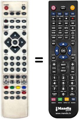 Telecomando equivalente Prosonic X23 / 69F-GB-FHBCUP-EU