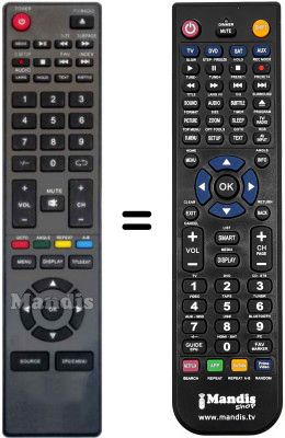 Telecomando equivalente Q.BELL QT3010D20