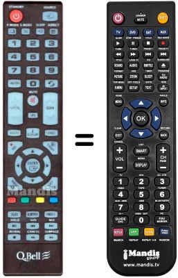 Telecomando equivalente Q.BELL LE32T1239E