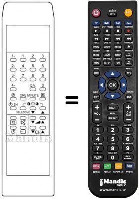 Telecomando equivalente RC144A