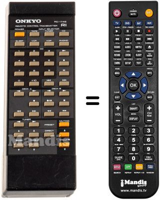 Telecomando equivalente RC174S