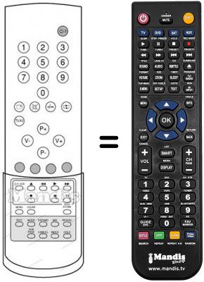 Telecomando equivalente RC2204A