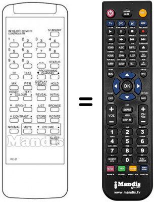 Telecomando equivalente RC37