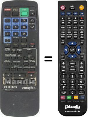 Telecomando equivalente RC-7VR12