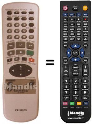 Telecomando equivalente RC-BVR02