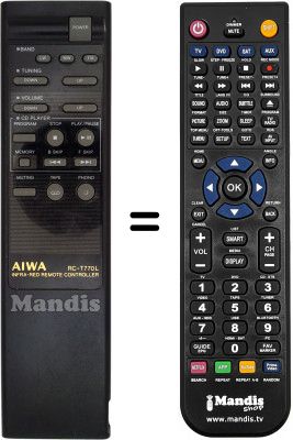 Telecomando equivalente RC-T770L