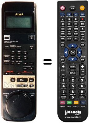 Telecomando equivalente RC-TG75P