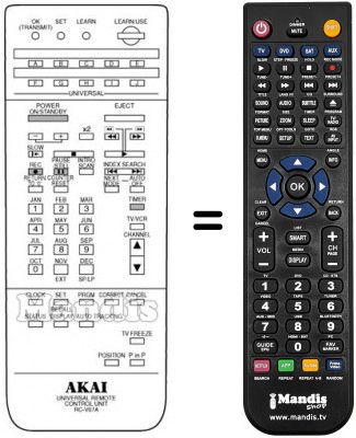 Telecomando equivalente RC-V67A