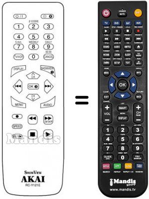 Telecomando equivalente Akai VS-G765SEG