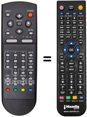 Telecomando equivalente Q.BELL QB.22F4WLT