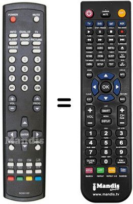 Telecomando equivalente Q.BELL QB.32F-T