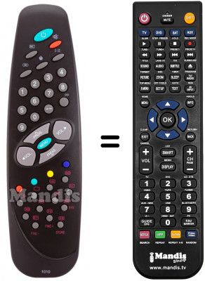 Telecomando equivalente RC1010 Telecomando equivalente RC1010