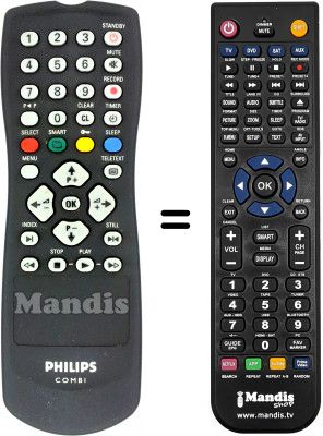 Telecomando equivalente RC1123333 / 01