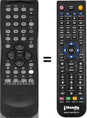 Telecomando equivalente RC1123702 / 00