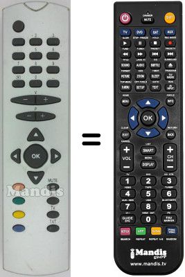Telecomando equivalente Techwood CRTS821RF