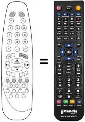 Telecomando equivalente RC1530