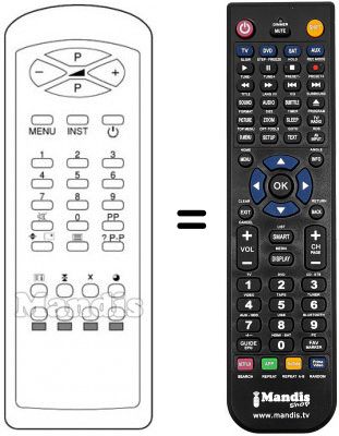 Telecomando equivalente RC21191