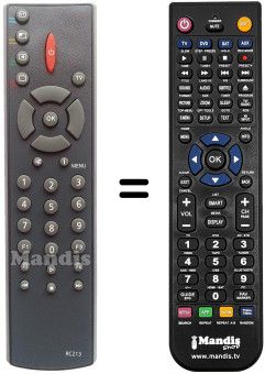 Telecomando equivalente RC213
