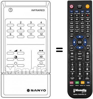 Telecomando equivalente Hitachi RC238