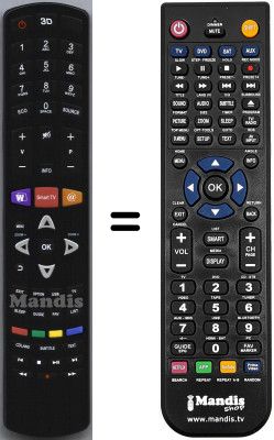 Telecomando equivalente Thomson 42 FU 5553