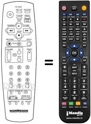 Telecomando equivalente Hitachi RC3204X