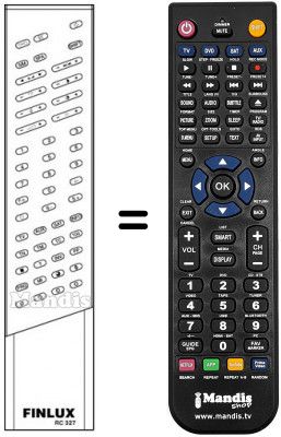 Telecomando equivalente RC327