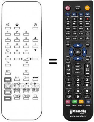 Telecomando equivalente RC5404